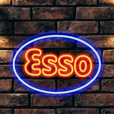 Esso LED Neon Resin Sign