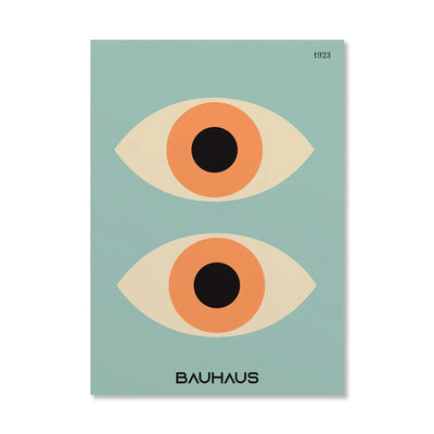 Two Eyes Bauhaus Poster