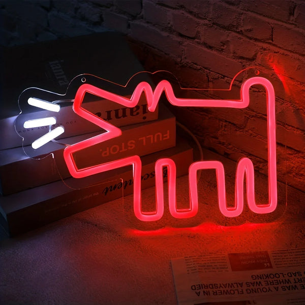 Barking Puppy LED Neon Sign