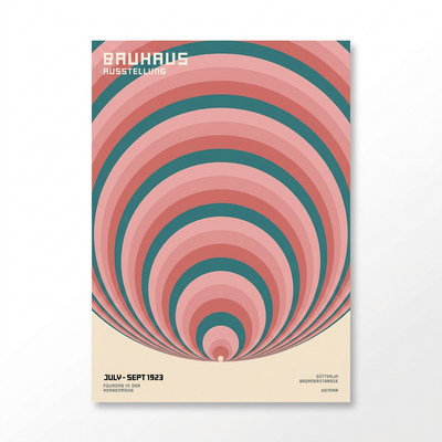 Colorful Pop Bauhaus Poster