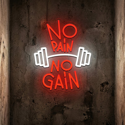 No Pain No Gain Neon Sign
