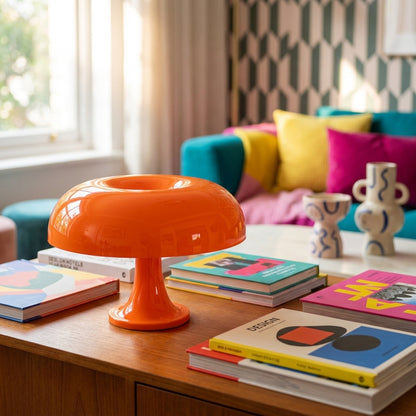 Mushroom Plastic Table Lamp - lifestyle 1