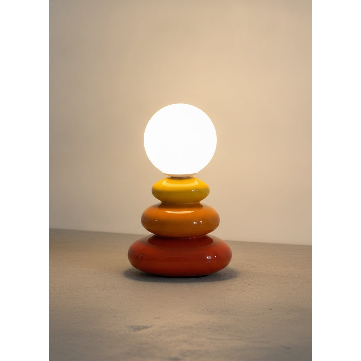Ceramic Stacked LED Table Lamp