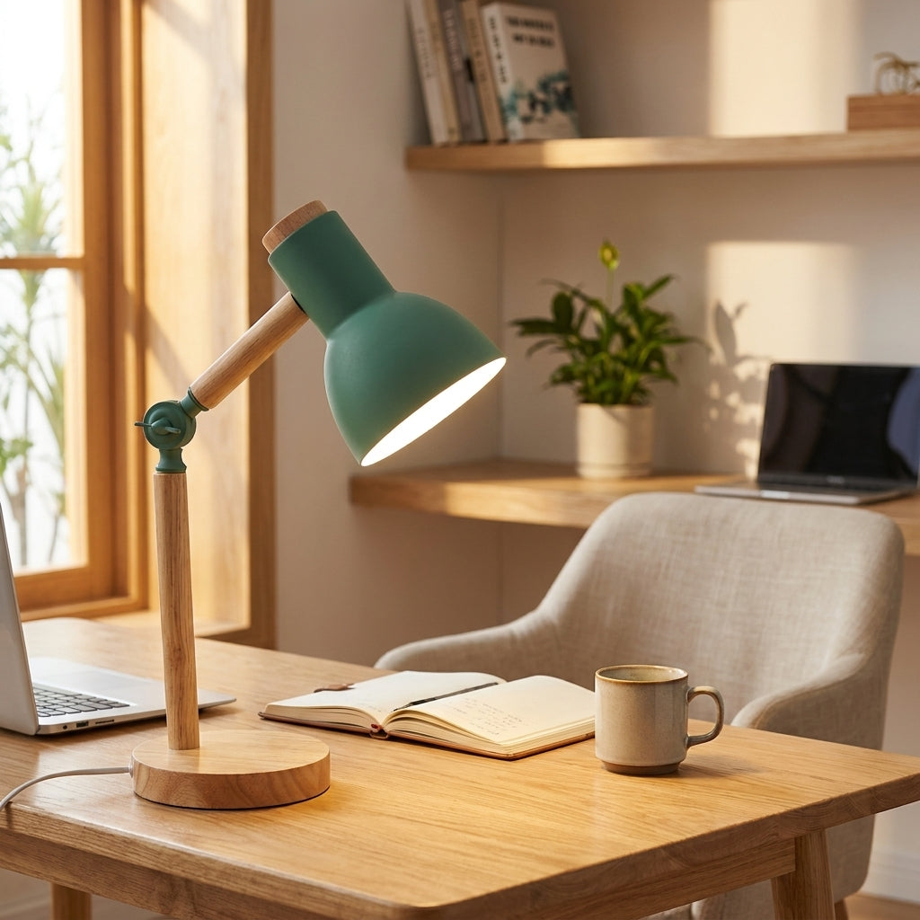 Wooden Art LED Desk Lamp - lifestyle 1