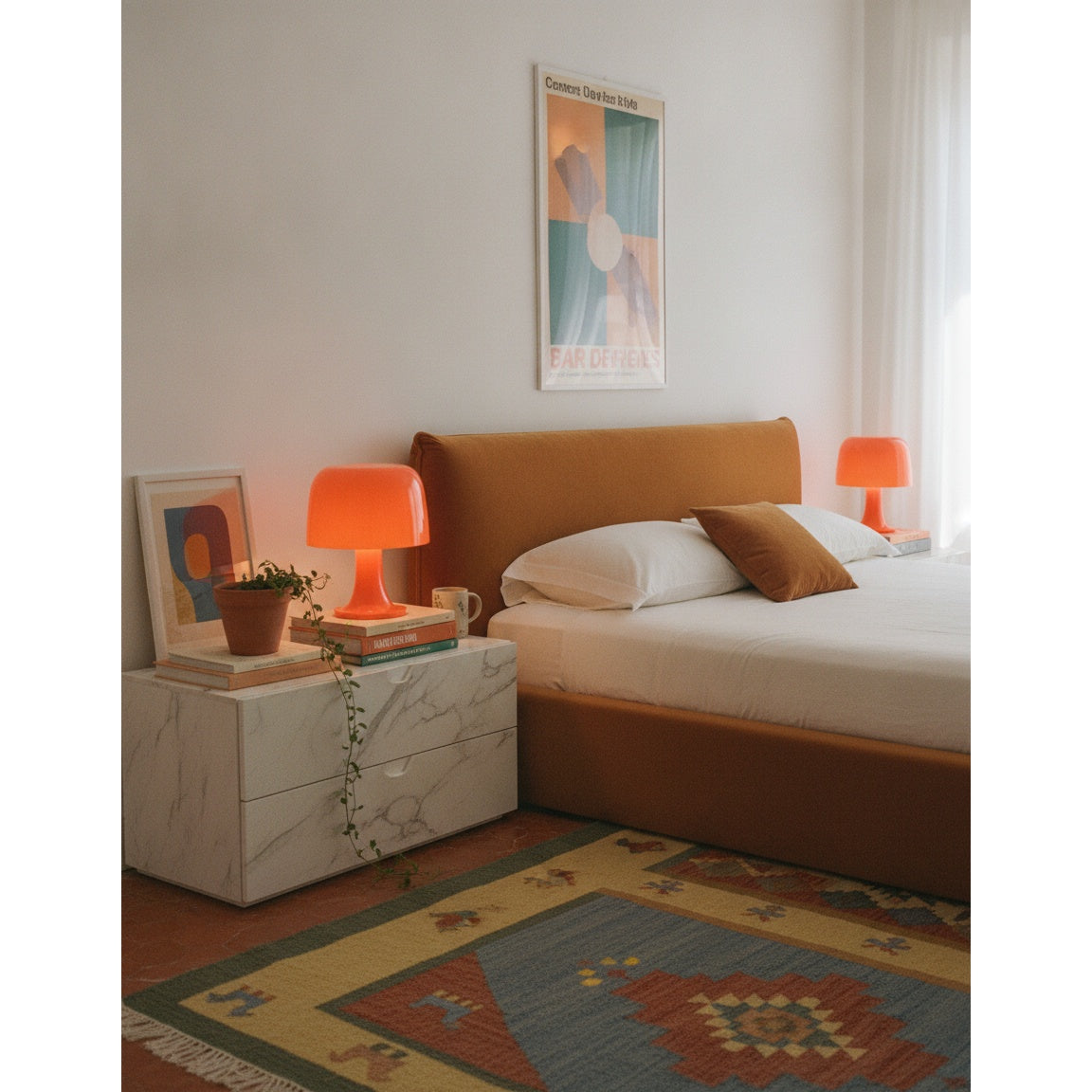 Mushroom Plastic Table Lamp - lifestyle 3