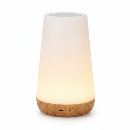 Dimmable Touch Night Lamp Wood Base