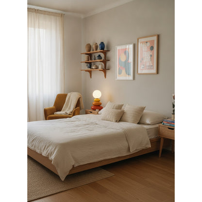 Ceramic Stacked LED Table Lamp - lifestyle 3