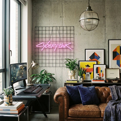 Cyberpunk Acrylic Neon Sign - lifestyle 3