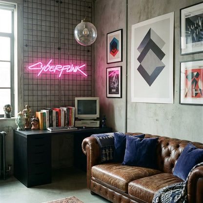 Cyberpunk Acrylic Neon Sign - lifestyle 2