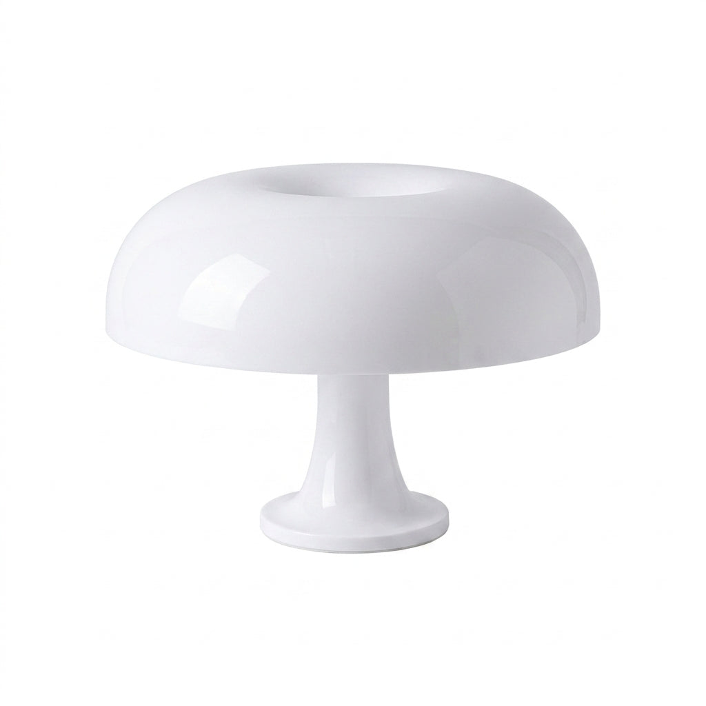 Mushroom Plastic Table Lamp - 59-White