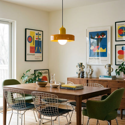 Glass Bauhaus Chandelier - lifestyle 1