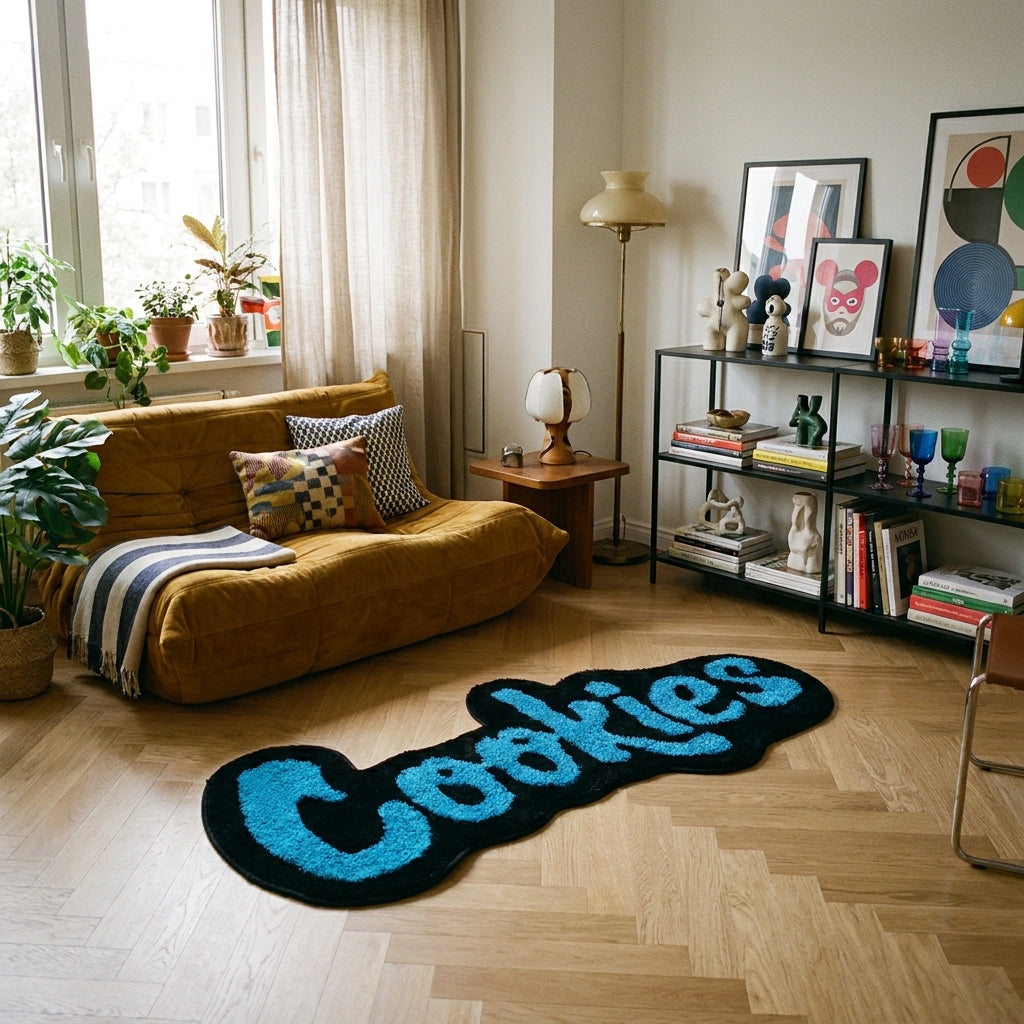 Cookies Polyester Tufted Area Rug - lifestyle 2