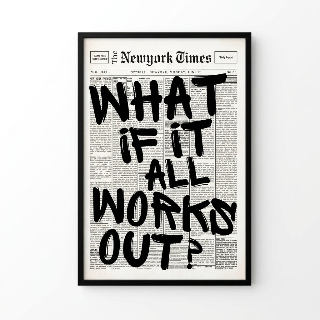 What If It All Works Canvas Poster - WS11111-4