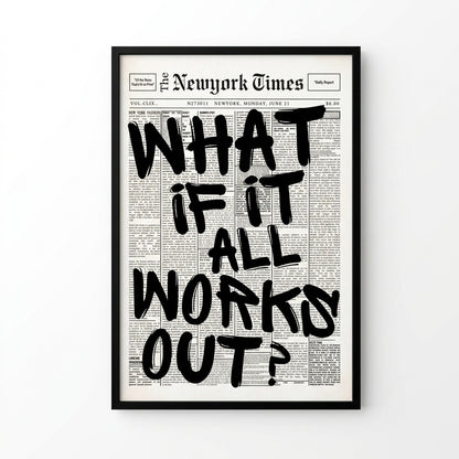 What If It All Works Canvas Poster - WS11111-4