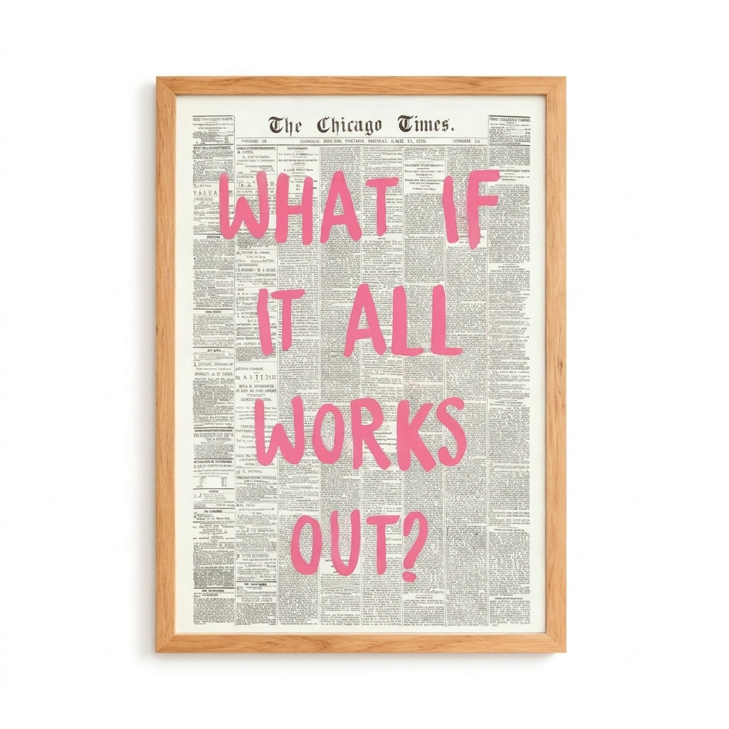 What If It All Works Canvas Poster - WS11111-2