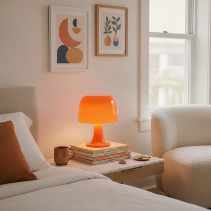 Mushroom Plastic LED Table Lamp - lifestyle 2
