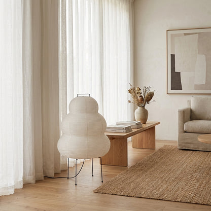 Akari Style Paper Floor Lamp - lifestyle 2