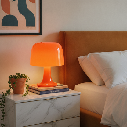 Mushroom Plastic Table Lamp - lifestyle 1