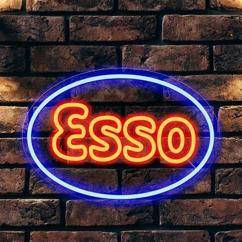 Esso LED Neon Resin Sign