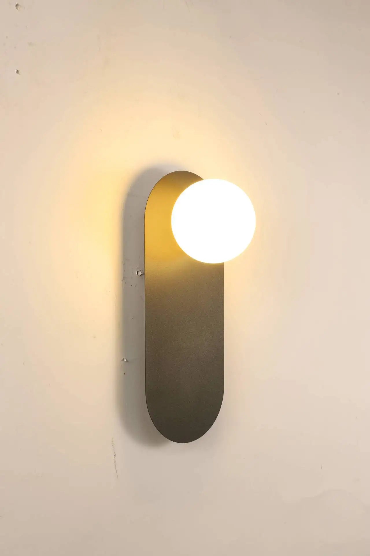 Modern Iron Glass Wall Lamp