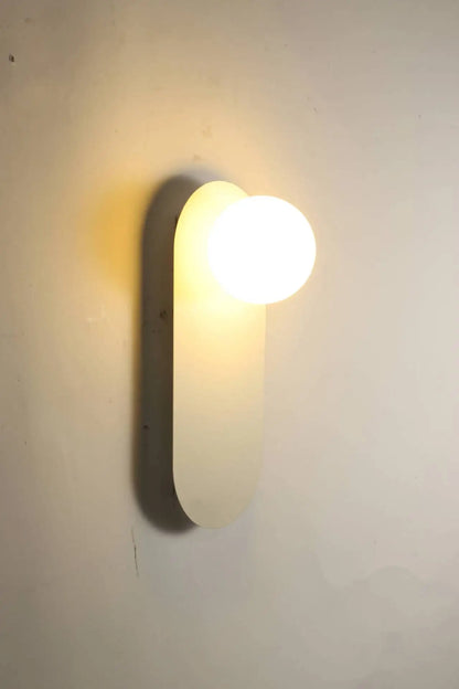 Modern Iron Glass Wall Lamp