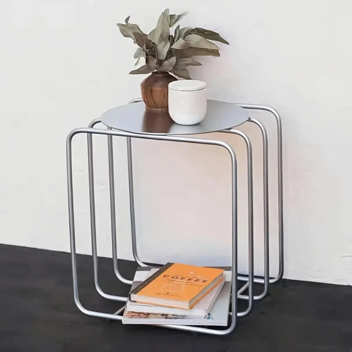 Minimalist Iron Art Side Table
