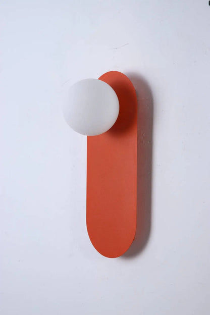 Modern Iron Glass Wall Lamp