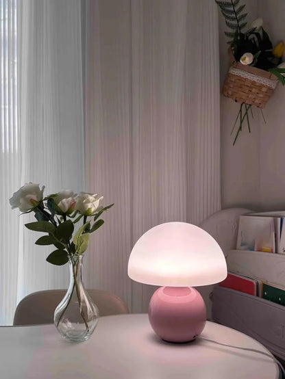 Pink Mushroom Lamp