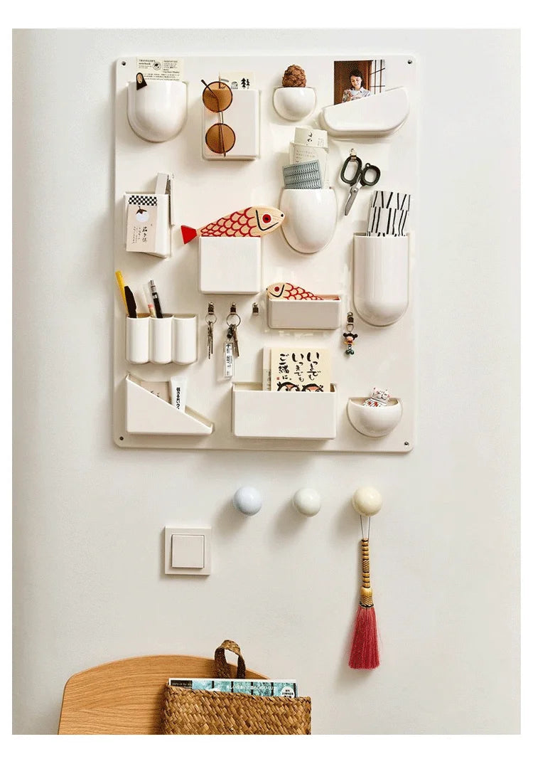 Wall-Mounted Colorful Storage Rack