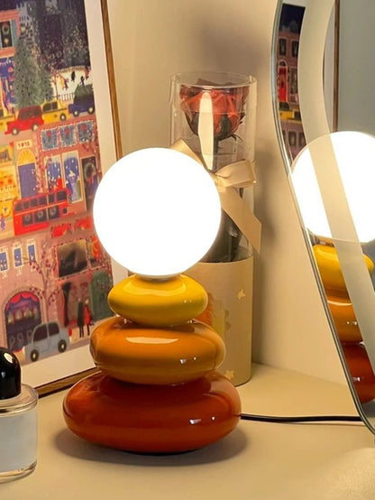 Ceramic Stacked LED Table Lamp