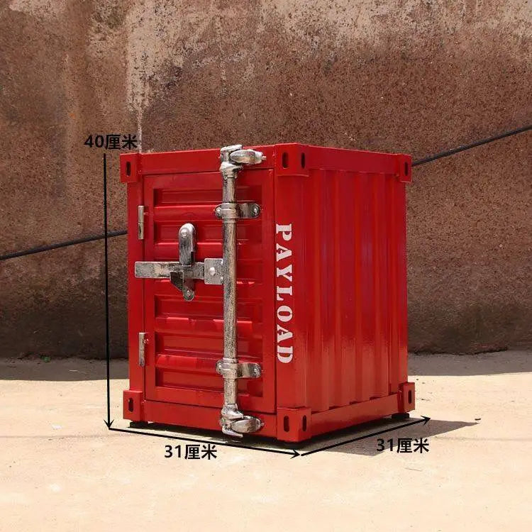 Industrial Container Nightstand