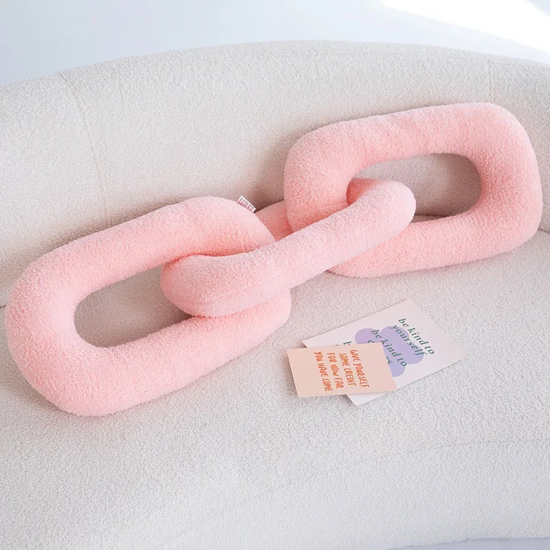 Chain Link Plush Pillow