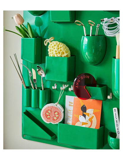 Wall-Mounted Colorful Storage Rack