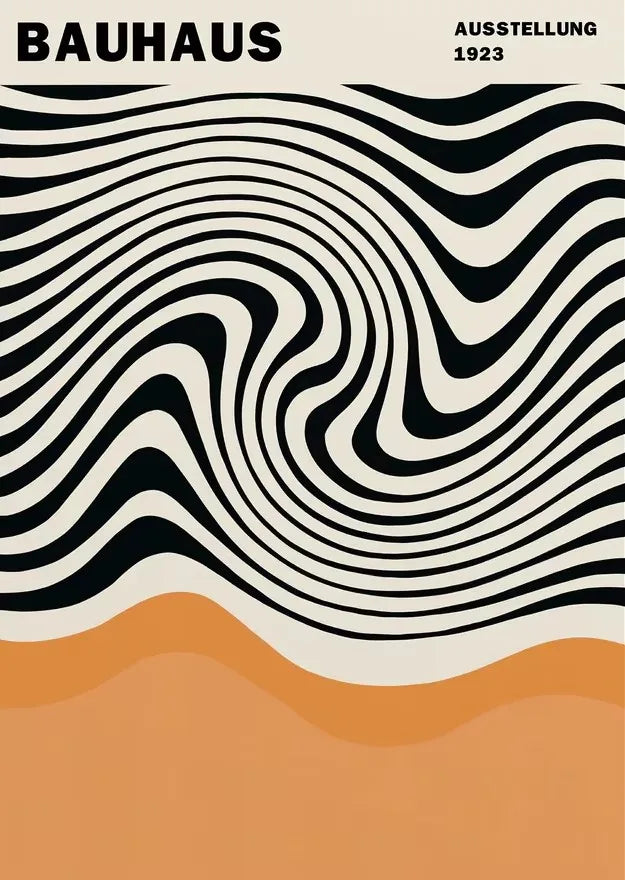 Translucent Shapes Bauhaus Poster