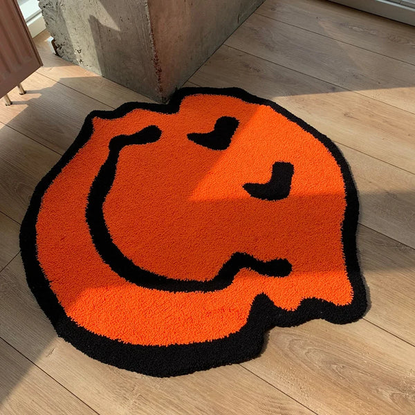 Warped Smile Tufted Rug