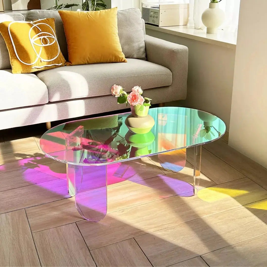 LUVODI Iridescent Clear Acrylic Coffee Table  Product variant
