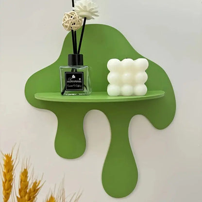 Wooden Green Paint Ink Shelf  Product variant