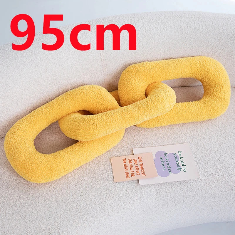 Chain Link Plush Pillow