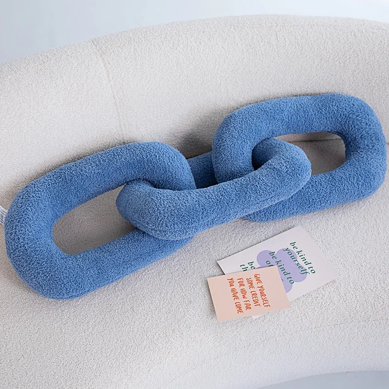 Chain Link Plush Pillow