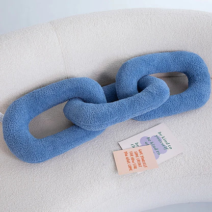 Chain Link Plush Pillow