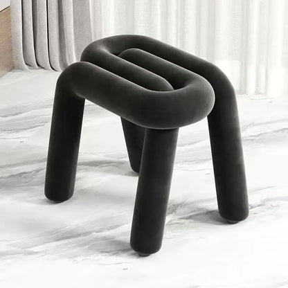 Flannel Makeup Vanity Chair