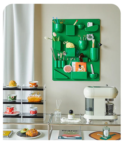 Wall-Mounted Colorful Storage Rack