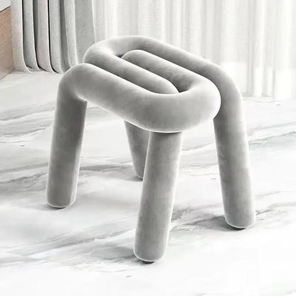 Flannel Makeup Vanity Chair