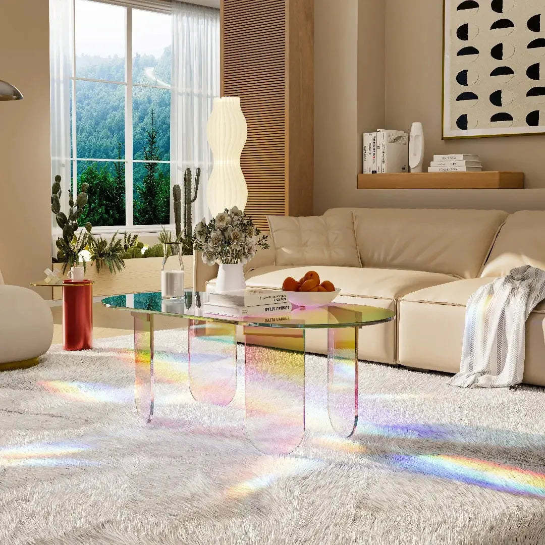 LUVODI Iridescent Clear Acrylic Coffee Table  Product variant