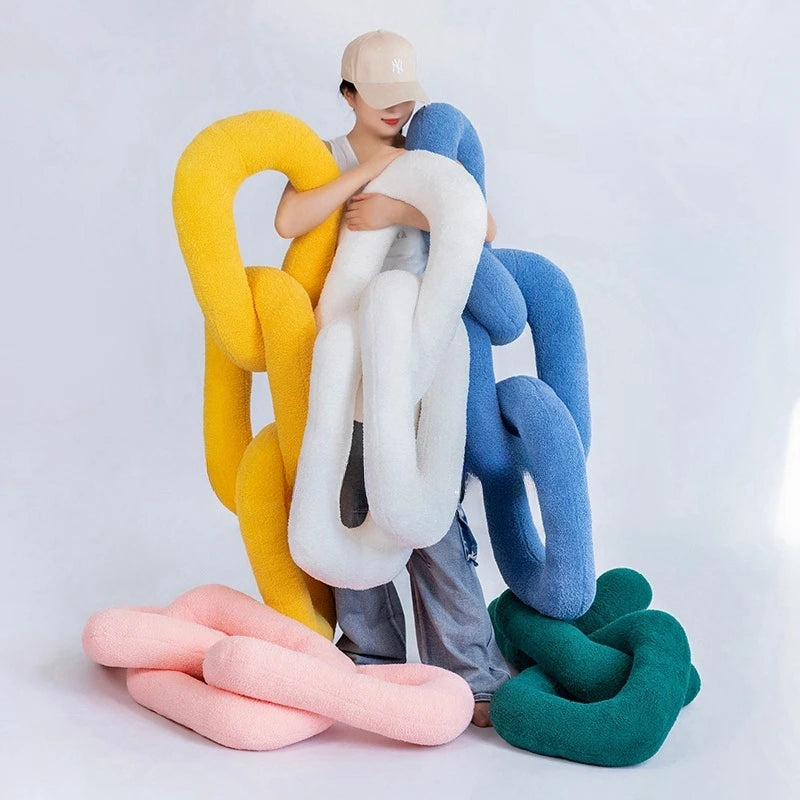 Chain Link Plush Pillow