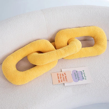 Chain Link Plush Pillow