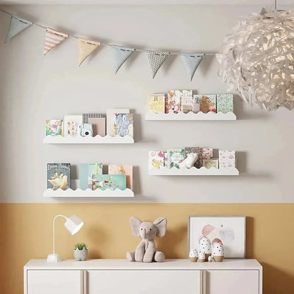 Wooden Wavy Wall Mounted Shelf  Product variant