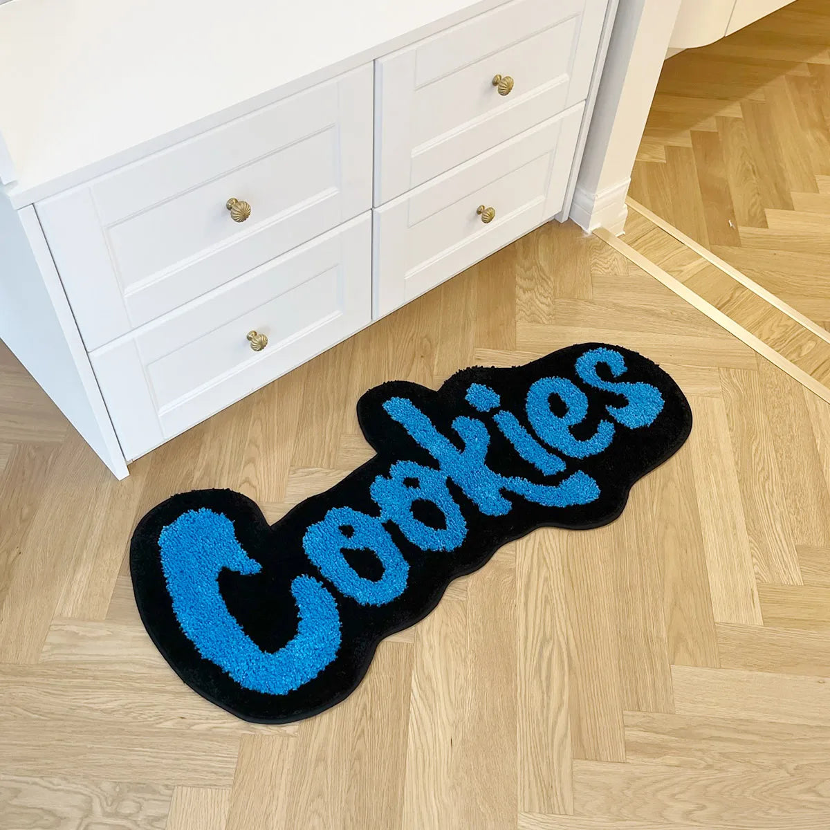 Cookies Polyester Tufted Area Rug