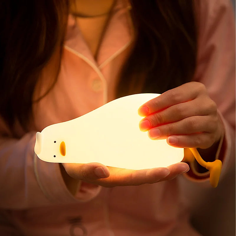 Silicone Duck LED Night Light