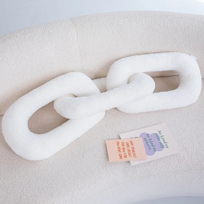 Chain Link Plush Pillow